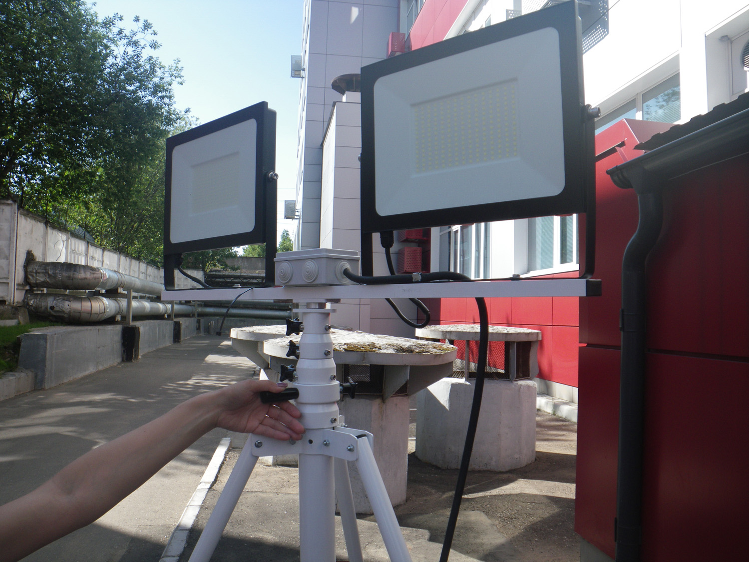 Осветительные строительные мачты